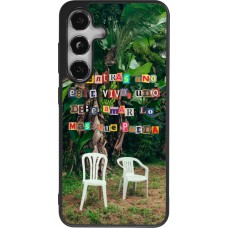 Coque Samsung Galaxy S24 - Silicone rigide noir Chairs DTMF