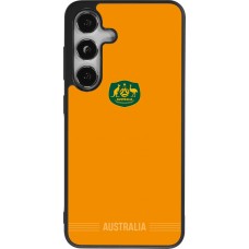 Coque Samsung Galaxy S24 - Silicone rigide noir Maillot de football Australie 2026 personnalisable