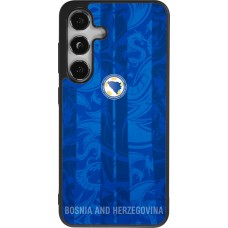 Coque Samsung Galaxy S24 - Silicone rigide noir Maillot de football Bosnie-Herzégovine 2026 personnalisable