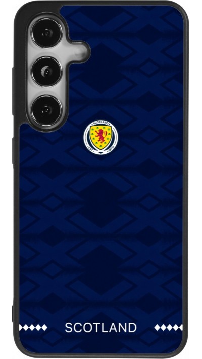 Coque Samsung Galaxy S24 - Silicone rigide noir Maillot de football Ecosse 2026 personnalisable
