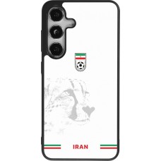 Coque Samsung Galaxy S24 - Silicone rigide noir Maillot de football Iran 2026 personnalisable