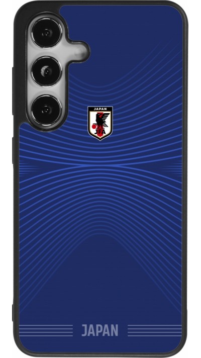 Coque Samsung Galaxy S24 - Silicone rigide noir Maillot de football Japon 2026 personnalisable