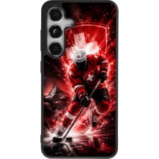 Coque Samsung Galaxy S24 - Silicone rigide noir Hockey World Championship Player