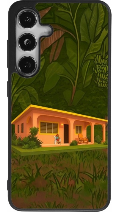 Coque Samsung Galaxy S24 - Silicone rigide noir Benitos house DTMF