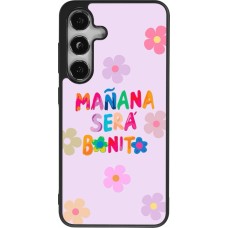 Coque Samsung Galaxy S24 - Silicone rigide noir Karol G Manana sera bonito
