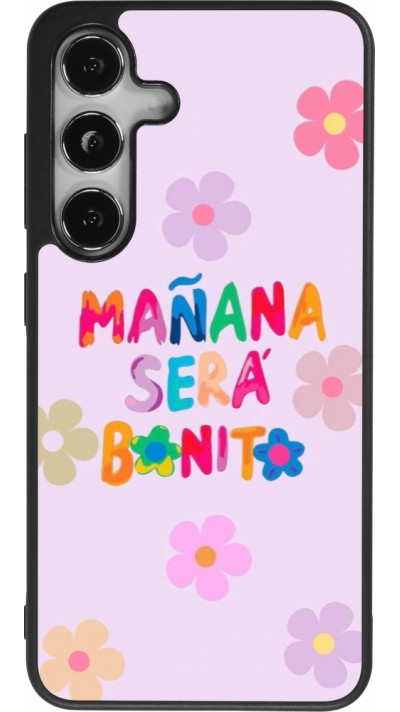 Coque Samsung Galaxy S24 - Silicone rigide noir Karol G Manana sera bonito