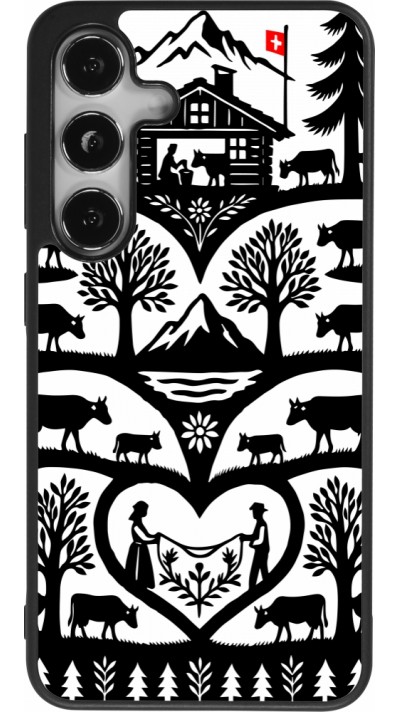 Samsung Galaxy S24 Case Hülle - Silikon schwarz Poya Schweiz 2