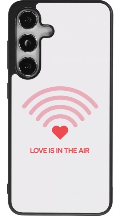 Coque Samsung Galaxy S24 - Silicone rigide noir Saint Valentines Day 26 Love is in the air