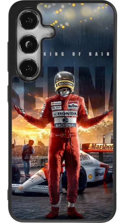 Coque Samsung Galaxy S24 - Silicone rigide noir Senna The King of Rain