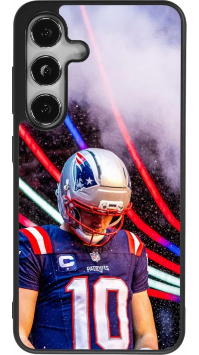 Coque Samsung Galaxy S24 - Silicone rigide noir Super Bowl 26 Patriots 3