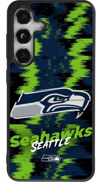 Coque Samsung Galaxy S24 - Silicone rigide noir Super Bowl 26 Seattle 2