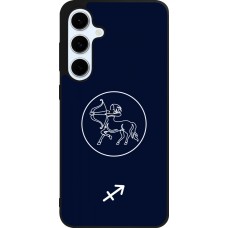 Coque Samsung Galaxy S24 FE - Silicone rigide noir Astrologie Sagittaire