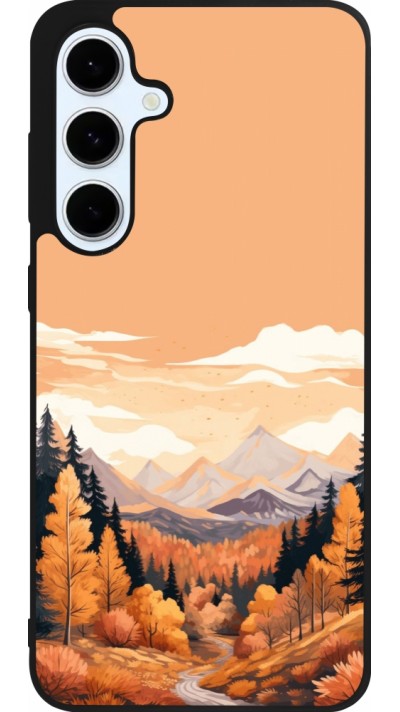 Coque Samsung Galaxy S24 FE - Silicone rigide noir Autumn 25 Mountains