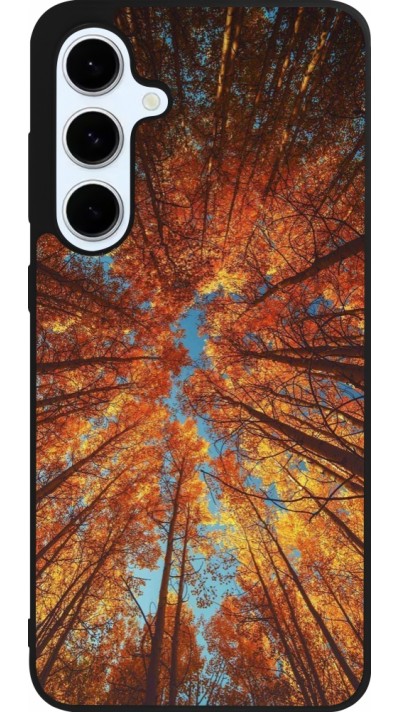 Coque Samsung Galaxy S24 FE - Silicone rigide noir Autumn 25 Trees