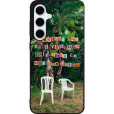 Coque Samsung Galaxy S24 FE - Silicone rigide noir Chairs DTMF