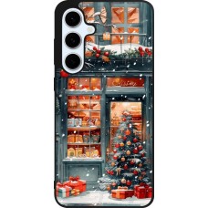 Coque Samsung Galaxy S24 FE - Silicone rigide noir Christmas 25 Xmas Shop