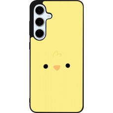 Coque Samsung Galaxy S24 FE - Silicone rigide noir Easter 2026 Little chicken