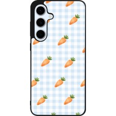 Coque Samsung Galaxy S24 FE - Silicone rigide noir Easter 2026 Pattern carrots