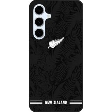 Coque Samsung Galaxy S24 FE - Silicone rigide noir Maillot de football Nouvelle-Zélande 2026 personnalisable