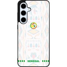 Coque Samsung Galaxy S24 FE - Silicone rigide noir Maillot de football Sénégal 2026 personnalisable