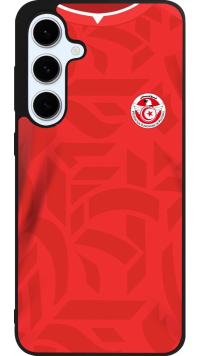 Coque Samsung Galaxy S24 FE - Silicone rigide noir Maillot de football Tunisie 2022 personnalisable Coque Samsung Galaxy S24 FE - Silicone rigide noir Maillot de football Tunisie 2022 personnalisable