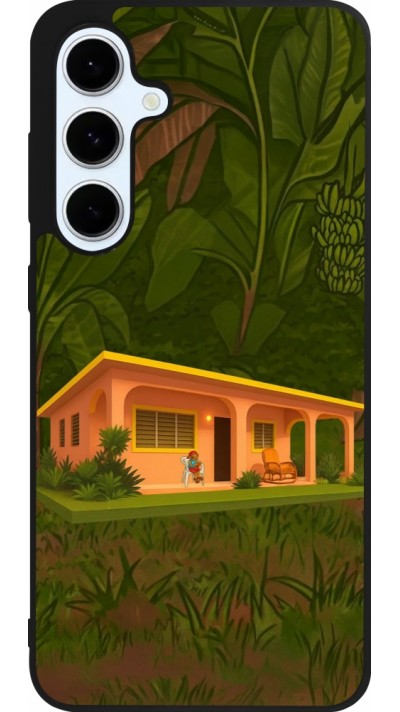 Coque Samsung Galaxy S24 FE - Silicone rigide noir Benitos house DTMF