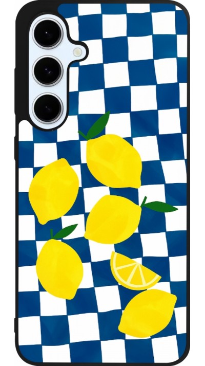 Coque Samsung Galaxy S24 FE - Silicone rigide noir Illustration lemons 2026