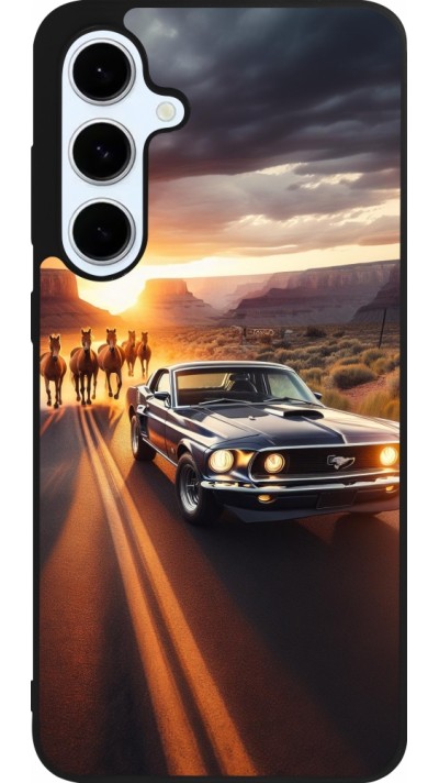 Coque Samsung Galaxy S24 FE - Silicone rigide noir Mustang 69 Grand Canyon Coque Samsung Galaxy S24 FE - Silicone rigide noir Mustang 69 Grand Canyon