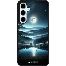 Coque Samsung Galaxy S24 FE - Silicone rigide noir Night Sky View