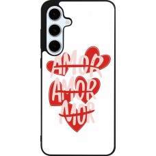 Coque Samsung Galaxy S24 FE - Silicone rigide noir Saint Valentines Day 26 Amor