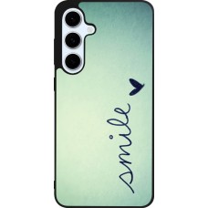 Coque Samsung Galaxy S24 FE - Silicone rigide noir Smile