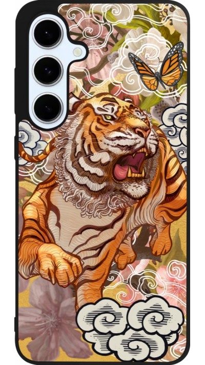 Coque Samsung Galaxy S24 FE - Silicone rigide noir Spring 23 japanese tiger Coque Samsung Galaxy S24 FE - Silicone rigide noir Spring 23 japanese tiger