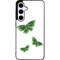Coque Samsung Galaxy S24 FE - Silicone rigide noir Butterflies Spring 2026