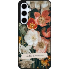 Coque Samsung Galaxy S24 FE - Silicone rigide noir Full Bloom 2026