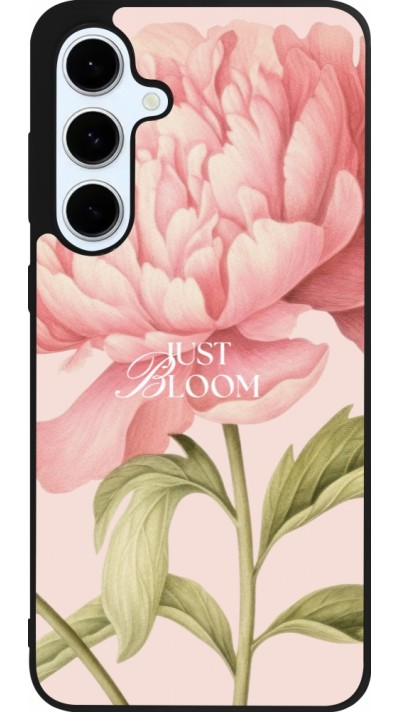 Coque Samsung Galaxy S24 FE - Silicone rigide noir Just Bloom 2026