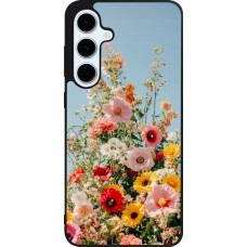 Coque Samsung Galaxy S24 FE - Silicone rigide noir Spring flowers 2026