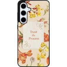 Coque Samsung Galaxy S24 FE - Silicone rigide noir Trust the process 2026