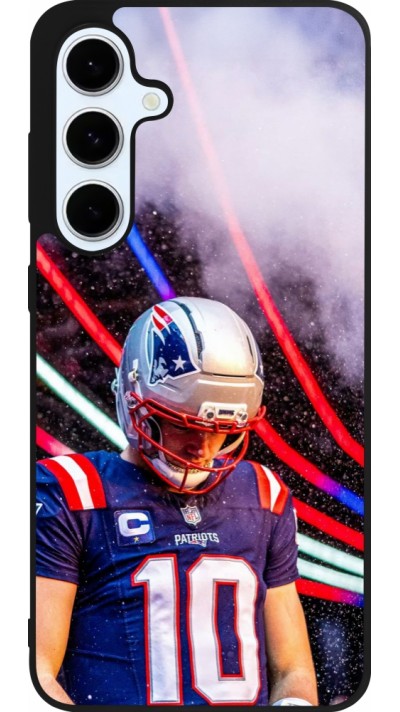 Coque Samsung Galaxy S24 FE - Silicone rigide noir Super Bowl 26 Patriots 3