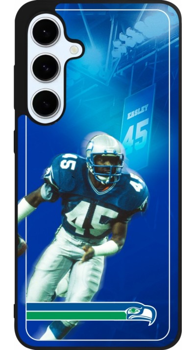 Coque Samsung Galaxy S24 FE - Silicone rigide noir Super Bowl 26 Seattle 1
