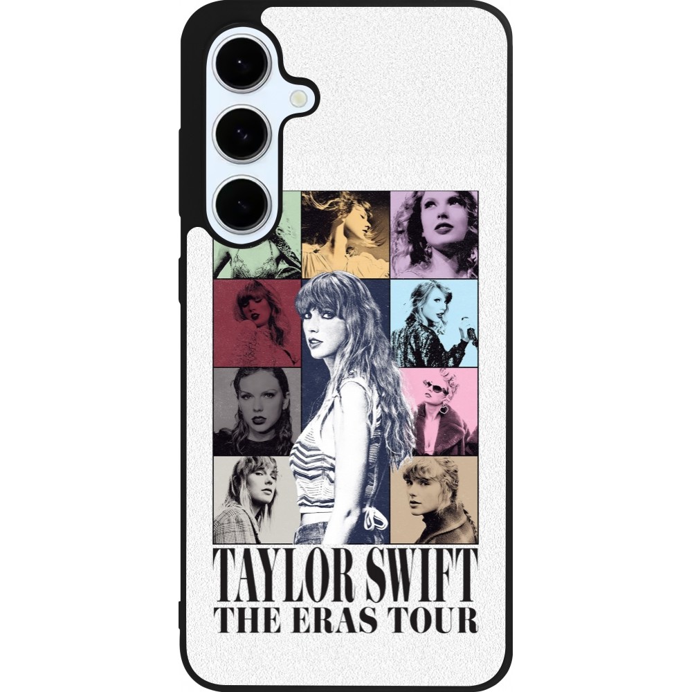 Coque Samsung Galaxy S24 FE - Silicone rigide noir Taylor Swift The Eras Tour
