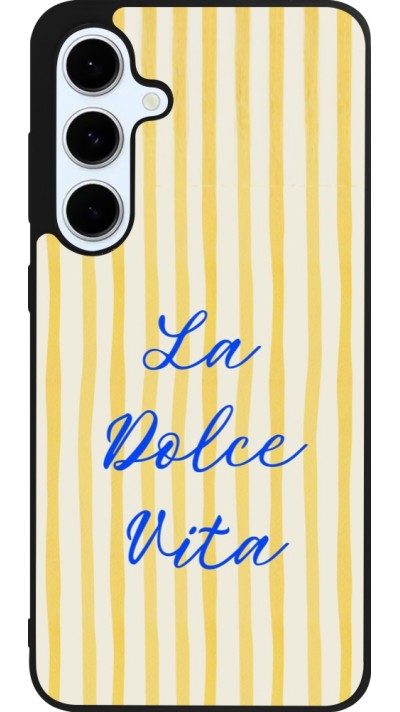 Coque Samsung Galaxy S24 FE - Silicone rigide noir The good life 2026