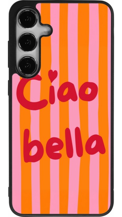 Coque Samsung Galaxy S24+ - Silicone rigide noir Bye Bella 2026