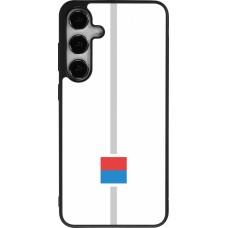 Samsung Galaxy S24+ Case Hülle - Silikon schwarz Kanton TI weiss