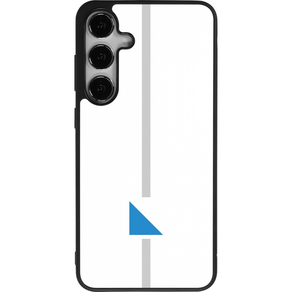 Samsung Galaxy S24+ Case Hülle - Silikon schwarz Kanton ZH weiss
