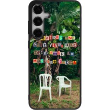 Coque Samsung Galaxy S24+ - Silicone rigide noir Chairs DTMF