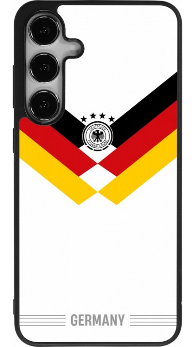 Coque Samsung Galaxy S24+ - Silicone rigide noir Maillot de football Allemagne 2026 personnalisable