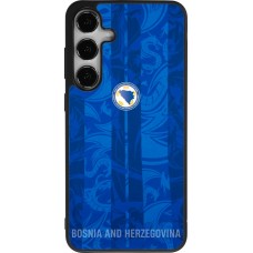 Coque Samsung Galaxy S24+ - Silicone rigide noir Maillot de football Bosnie-Herzégovine 2026 personnalisable