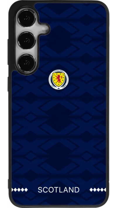 Coque Samsung Galaxy S24+ - Silicone rigide noir Maillot de football Ecosse 2026 personnalisable