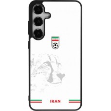 Coque Samsung Galaxy S24+ - Silicone rigide noir Maillot de football Iran 2026 personnalisable