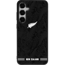 Coque Samsung Galaxy S24+ - Silicone rigide noir Maillot de football Nouvelle-Zélande 2026 personnalisable